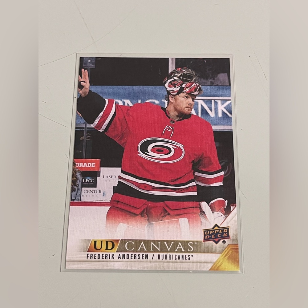 🏒 2021-22 Upper Deck Series 1 Frederik Andersen UD Canvas
